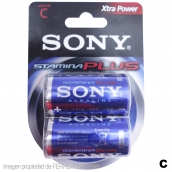 Pila Alcalina C SONY Bateria C