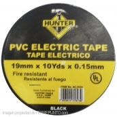 Teipe electrico marca Hunter 3/4 x 10m Peque&ntilde;o