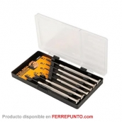 Juego de 6 destornilladores de Precision Tolsen