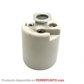 Socate de Porcelana con niple E-27